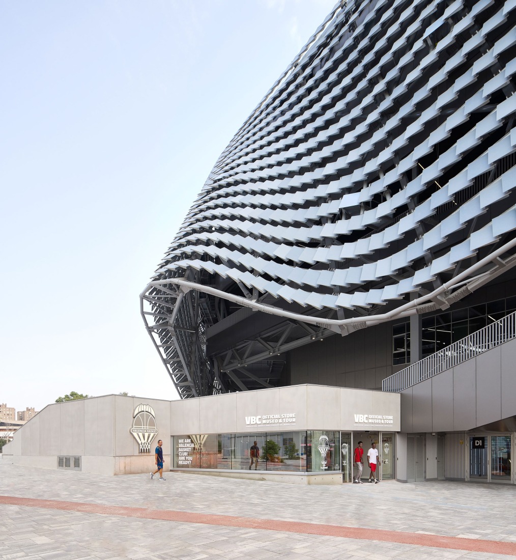 Roig Arena por HOK y ERRE. Fotografía por Hufton + Crow.