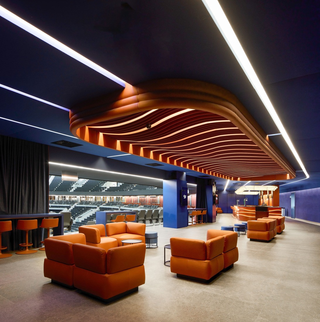 Roig Arena por HOK y ERRE. Fotografía por Hufton + Crow.