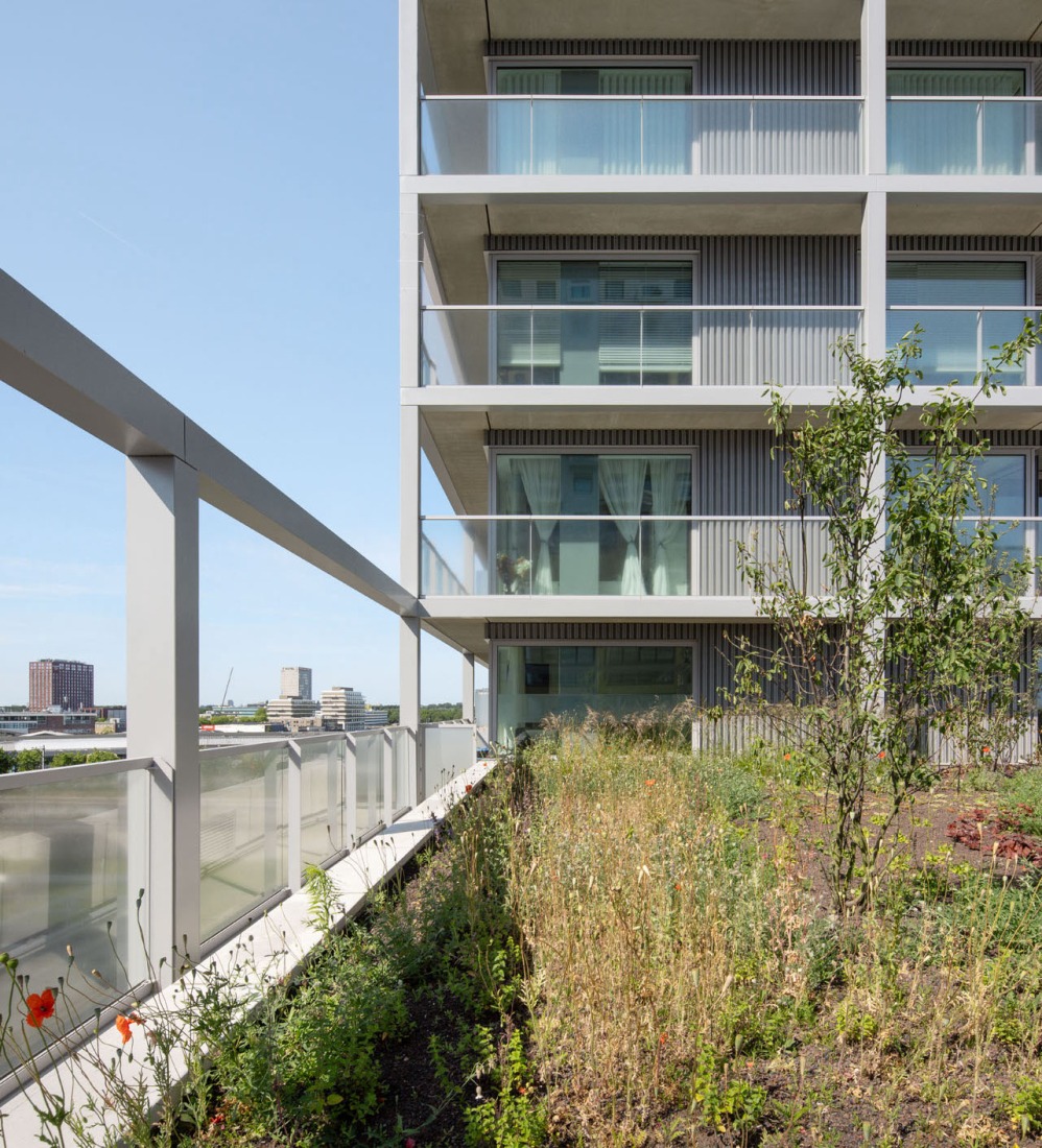 Complejo de viviendas sociales «De Vrijheid» por Atelier Kempe Thill architects and planners. Fotografía por Ulrich Schwarz.