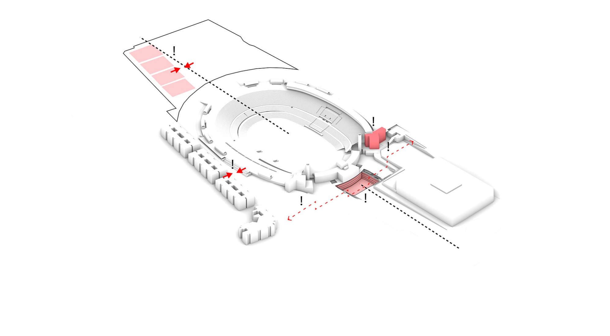 Environmental analysis. The Cloud, Gran Canaria Stadium by L35 Architects and Estudio 0710.  Environmental analysis. The Cloud, Gran Canaria Stadium by L35 Architects and Estudio 0710.