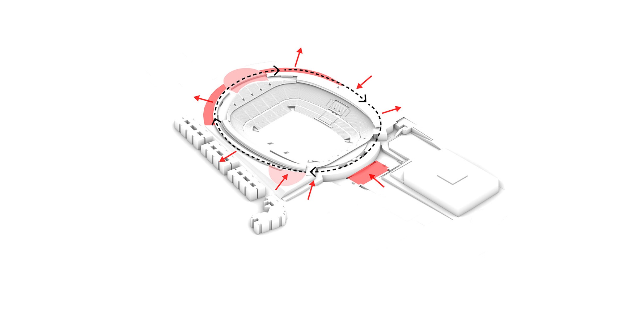 Environmental Modification. The Cloud, Gran Canaria Stadium by L35 Architects and Estudio 0710.  Environmental Modification. The Cloud, Gran Canaria Stadium by L35 Architects and Estudio 0710.