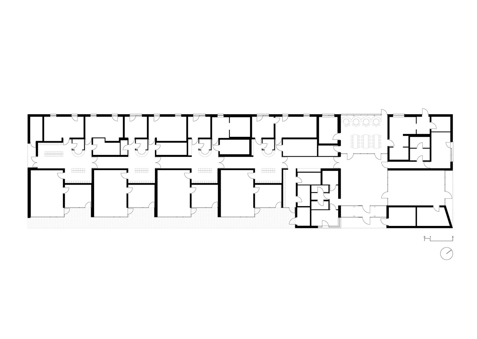 Plano de planta. Guardería Koppelesbach por schleicher.ragaller architekten. 