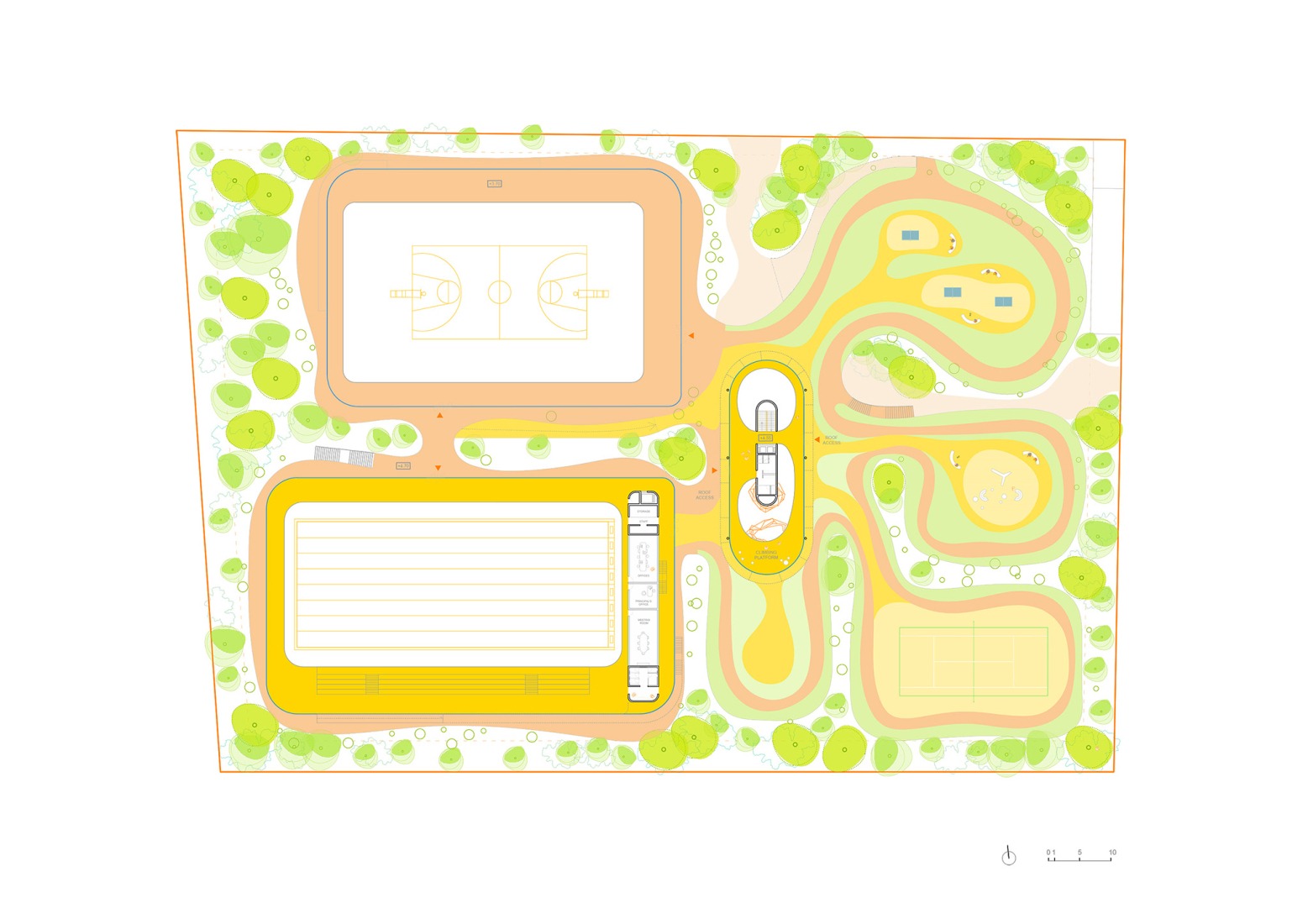 Polideportivo para el distrito de Songjiang en Shanghái por SelgasCano.