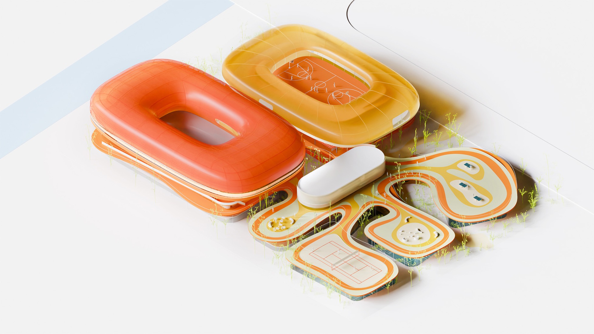 Polideportivo para el distrito de Songjiang en Shanghái por SelgasCano.