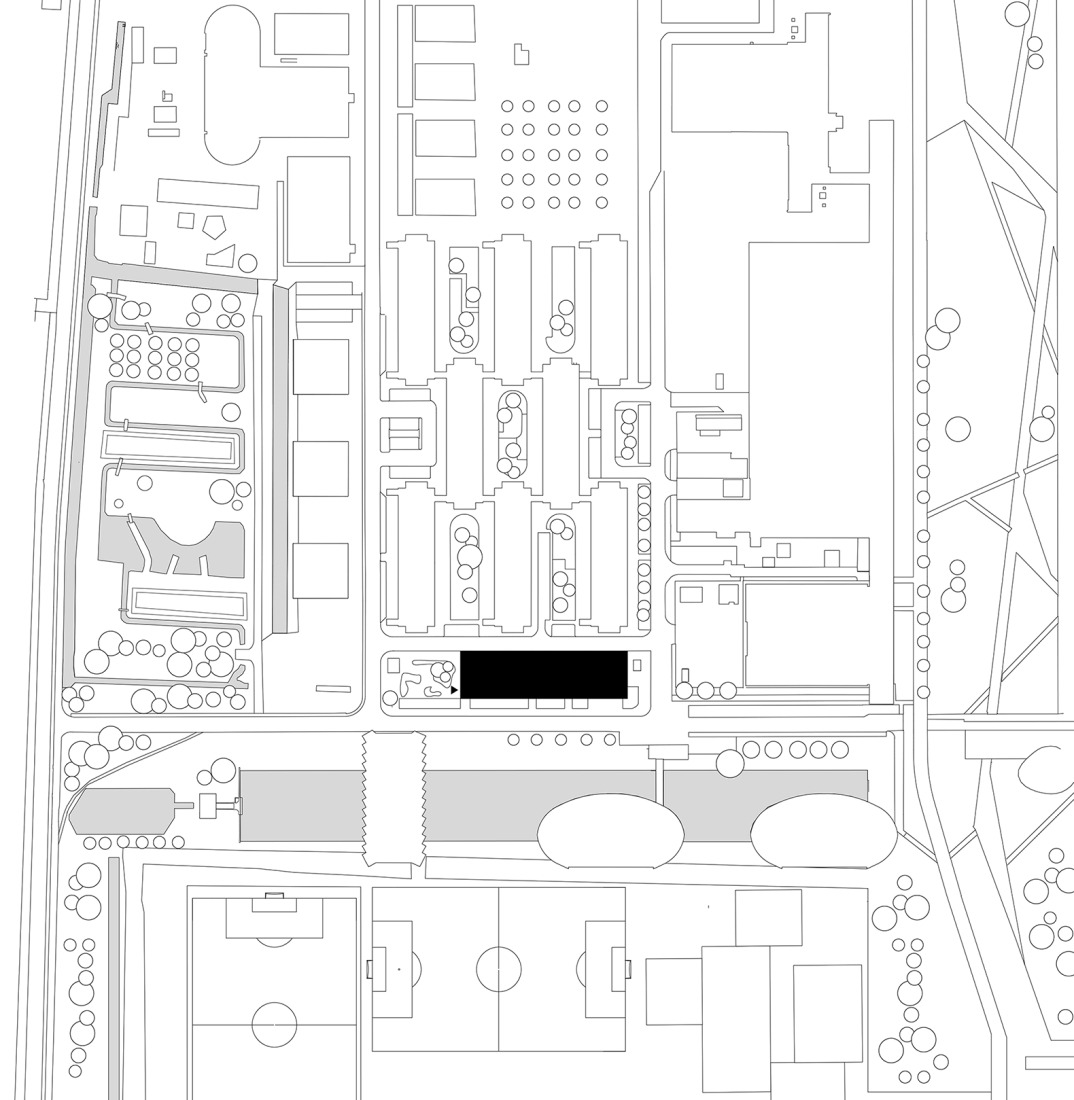 Plano de situación. Suite 9 por Studioninedots. 