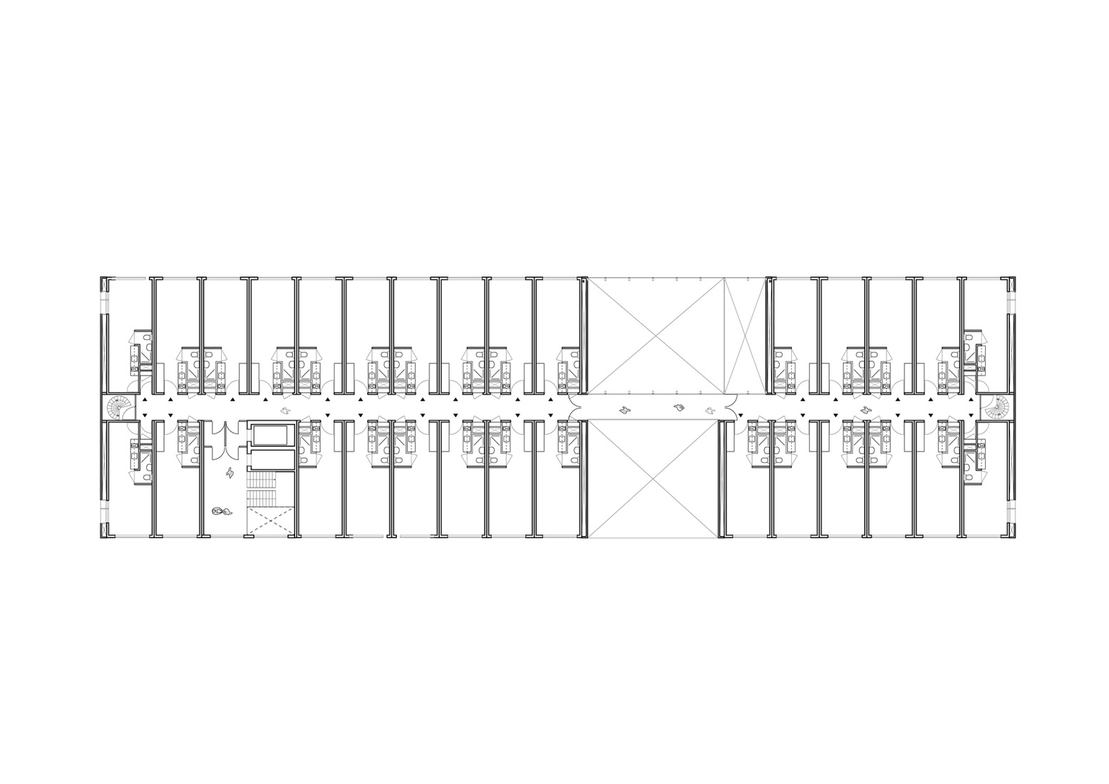 Plano de planta tercera. Suite 9 por Studioninedots. 