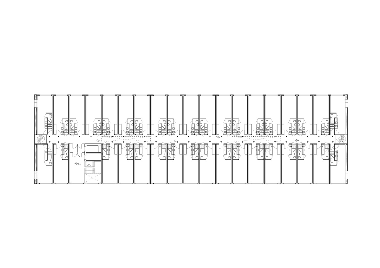 Plano de planta cuarta. Suite 9 por Studioninedots. 