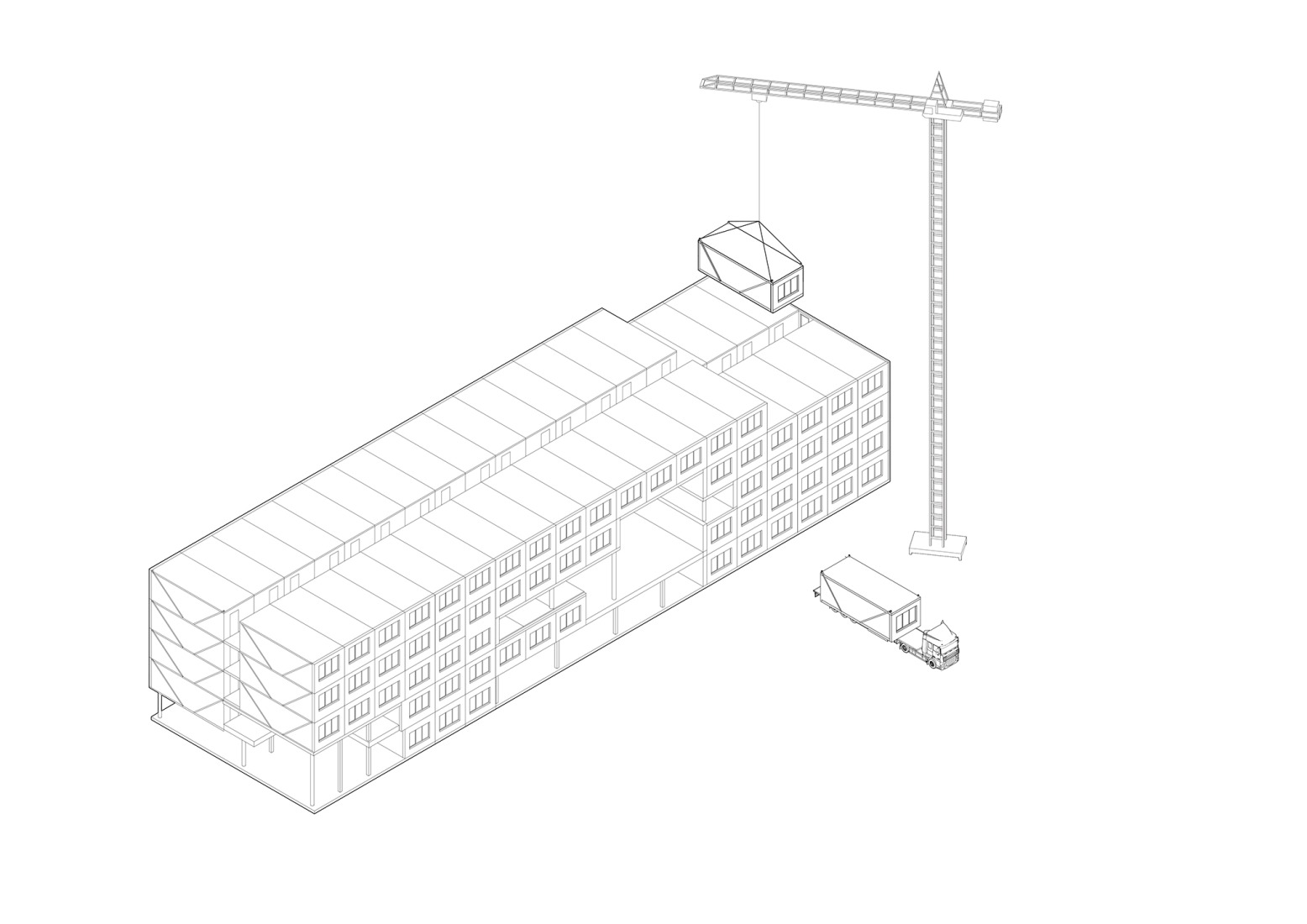 Diagrama montaje. Suite 9 por Studioninedots. 