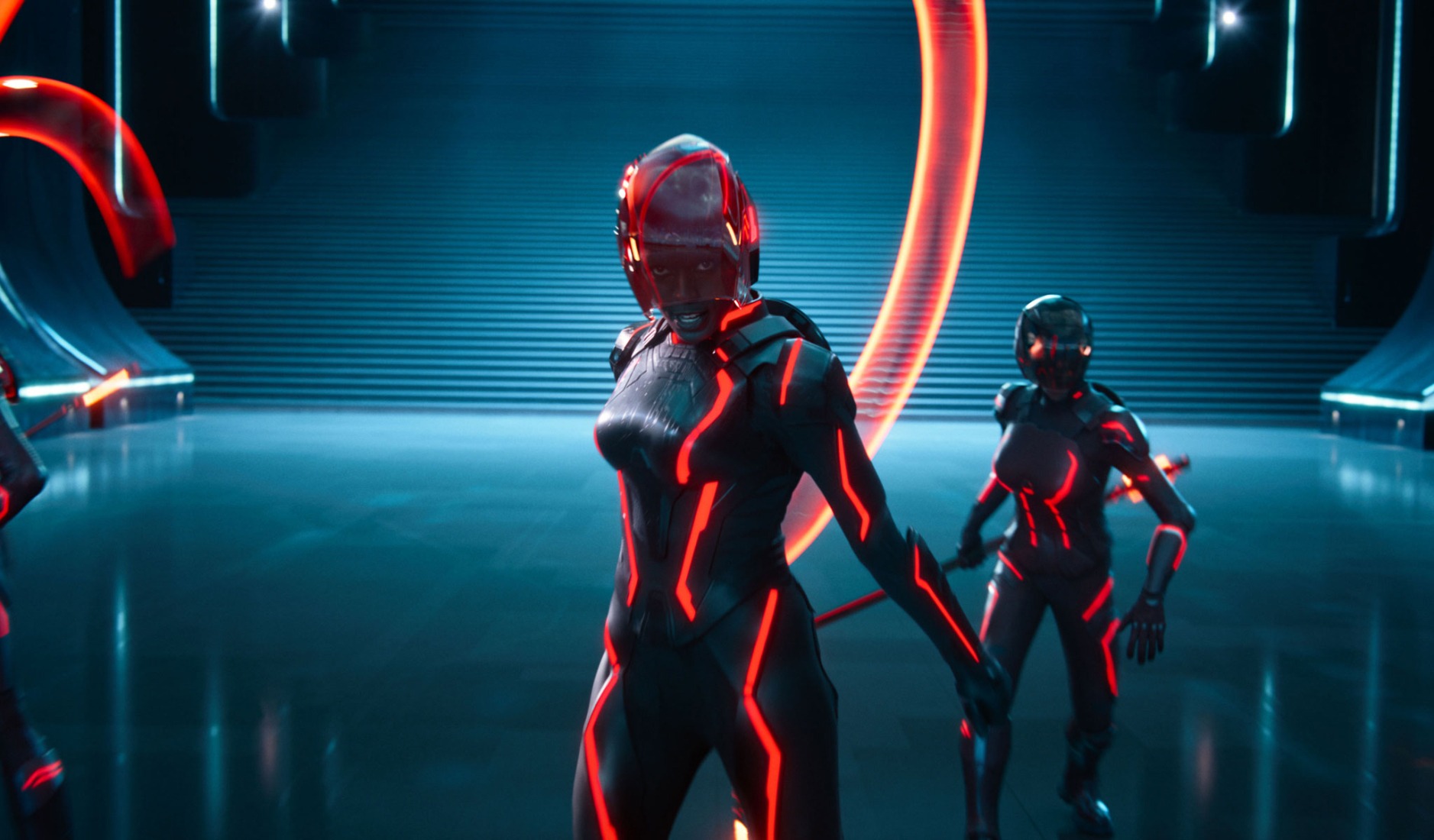 Tron: Ares, 2025 by Joachim Rønning. Image courtesy of 2025 Disney Enterprises, Inc. 