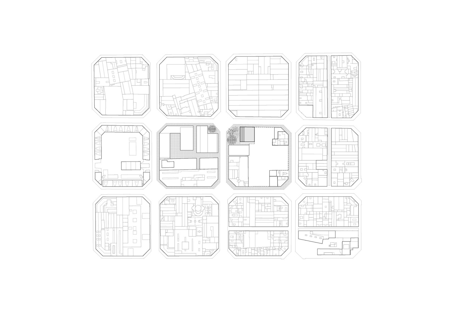 Plano de situación. Llull 122 por BAAS arquitectura.