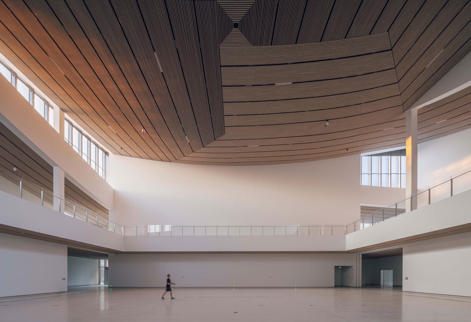 Suzhou Museum of Contemporary Art by BIG. Photograph by Ye Jianyuan. 