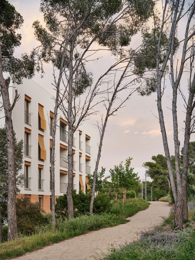 Sustainability and spatial quality. 72 Social Housing in Castelldefels by Carles Enrich Studio. Photograph by Adrià Goula.