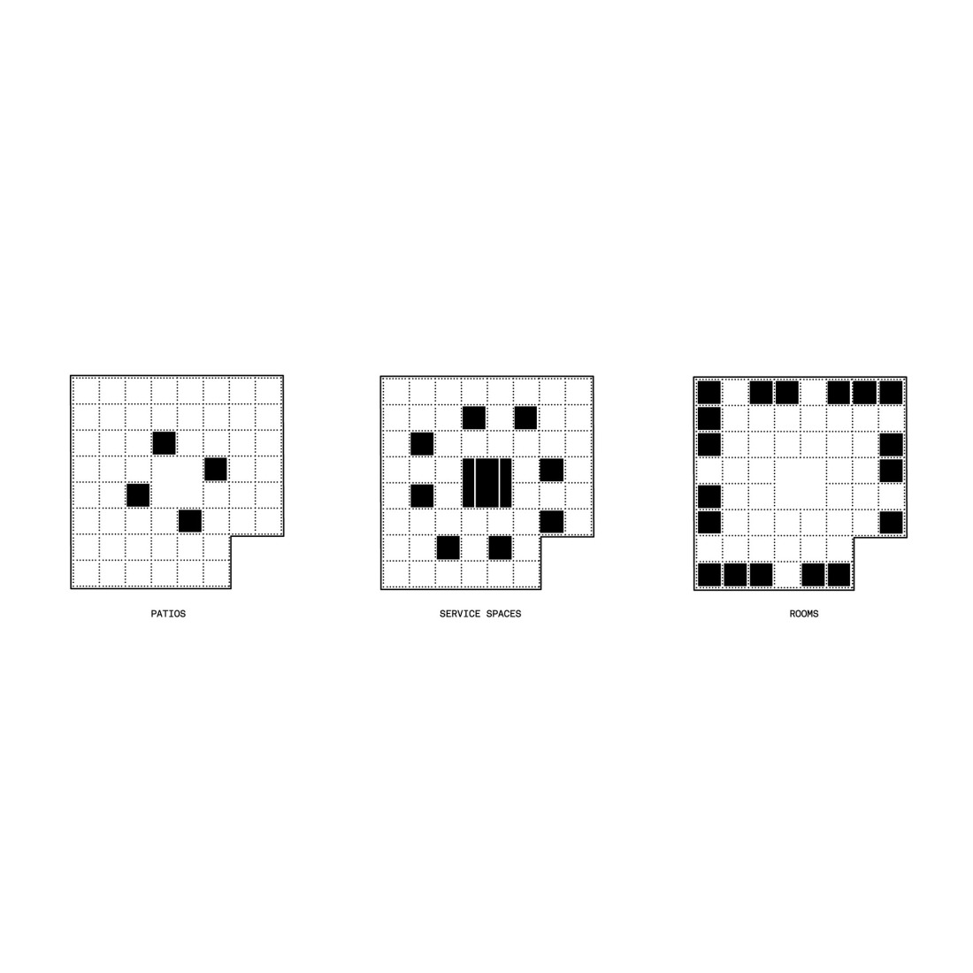 Sustainability and spatial quality. 72 Social Housing in Castelldefels by Carles Enrich Studio. Diagrams.