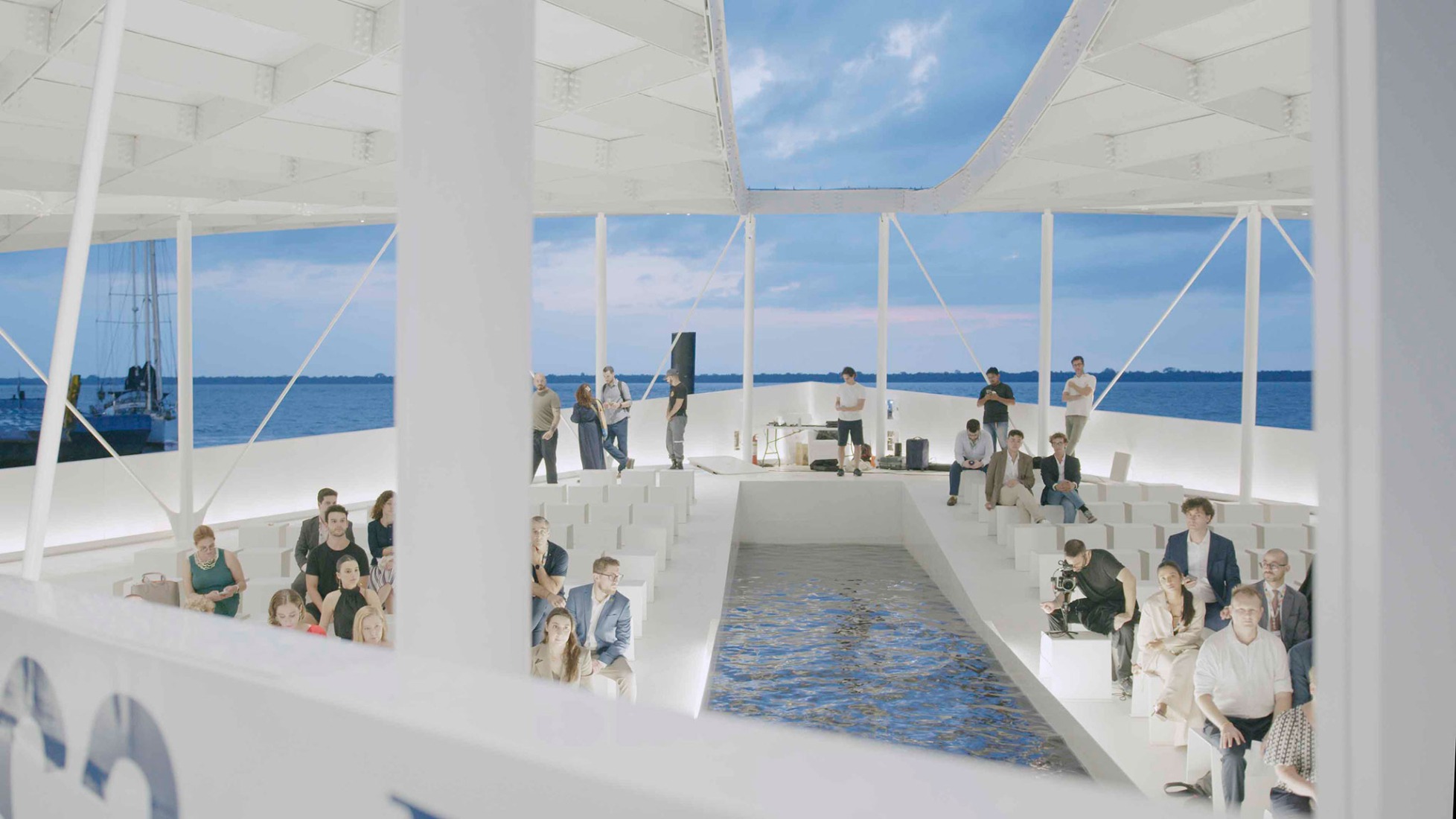 AquaPraça en la COP30 por CRA-Carlo Ratti y Höweler + Yoon. Fotografía por Peter White.