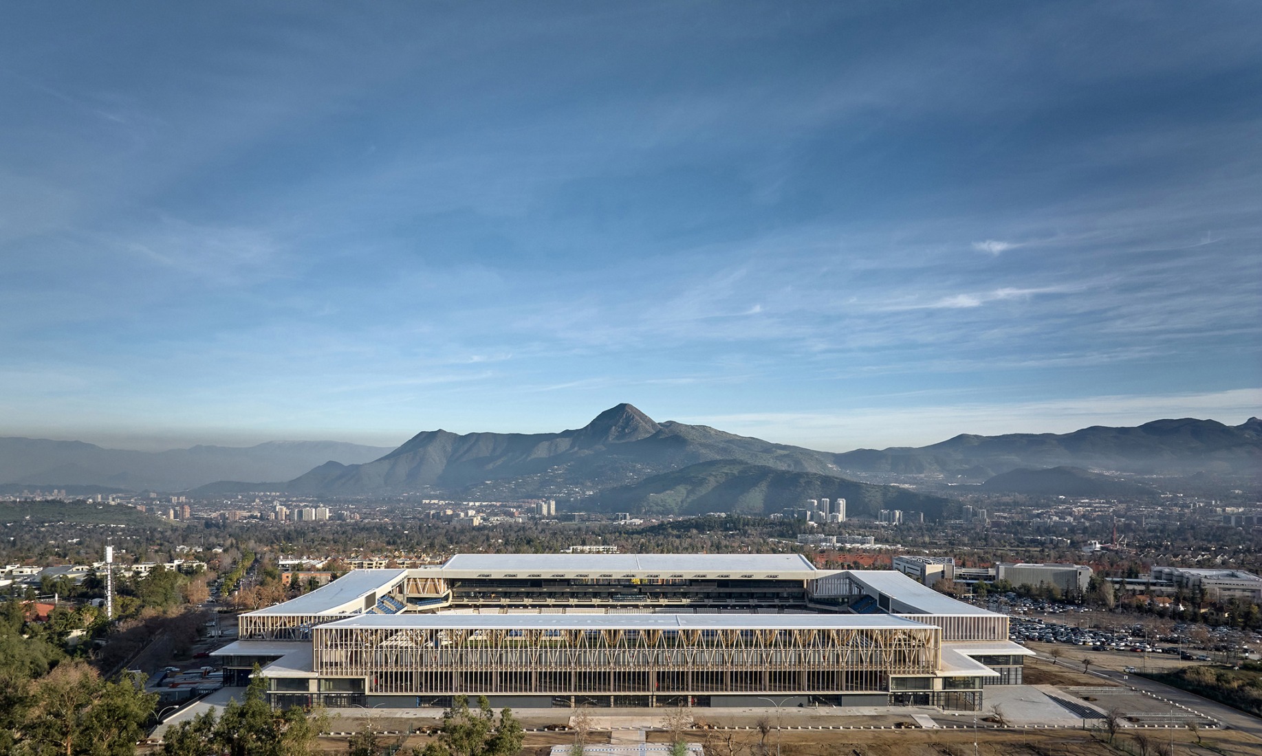 Proyecto de Modernización del Estadio de Universidad Católica por IDOM. Fotografía por Cristóbal Palma.