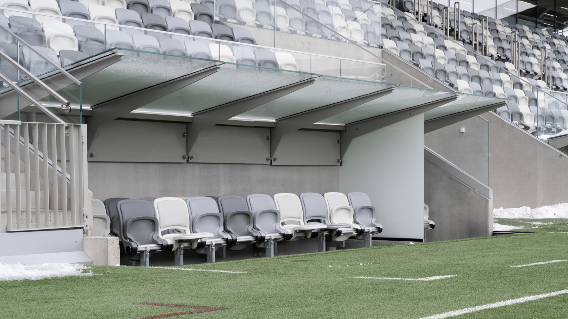 Estadio Tammela por JKMM Architects. Fotografía por Hannu Rytky.