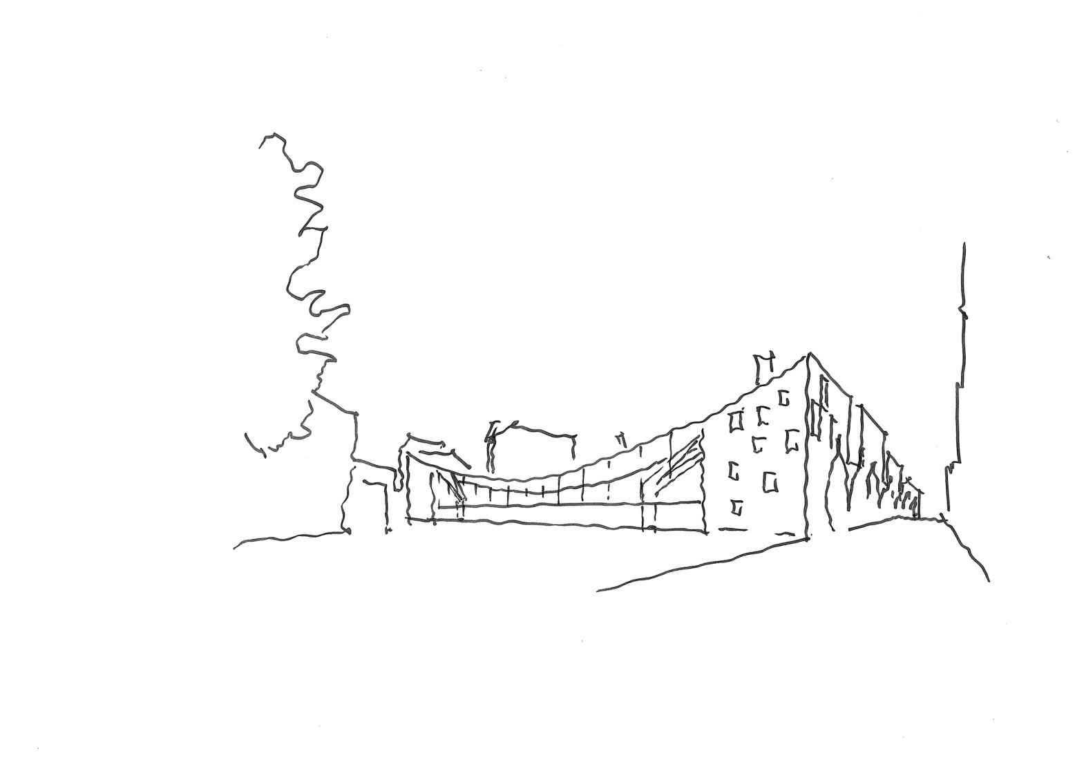 Boceto. Estadio Tammela por JKMM Architects.