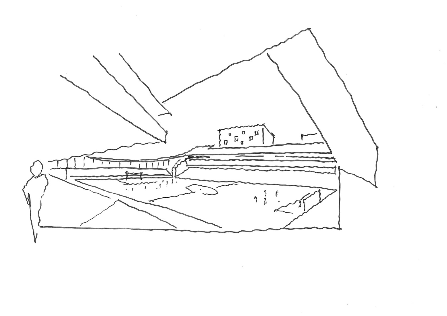 Boceto. Estadio Tammela por JKMM Architects.