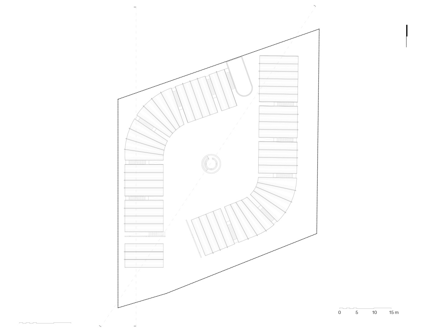 Plano de cubiertas. Babel por V Taller. 