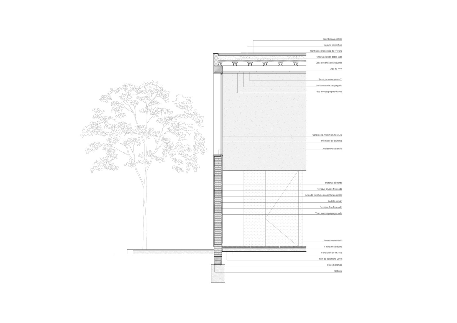 Construction detail. Balparda Clinics by BBOA.