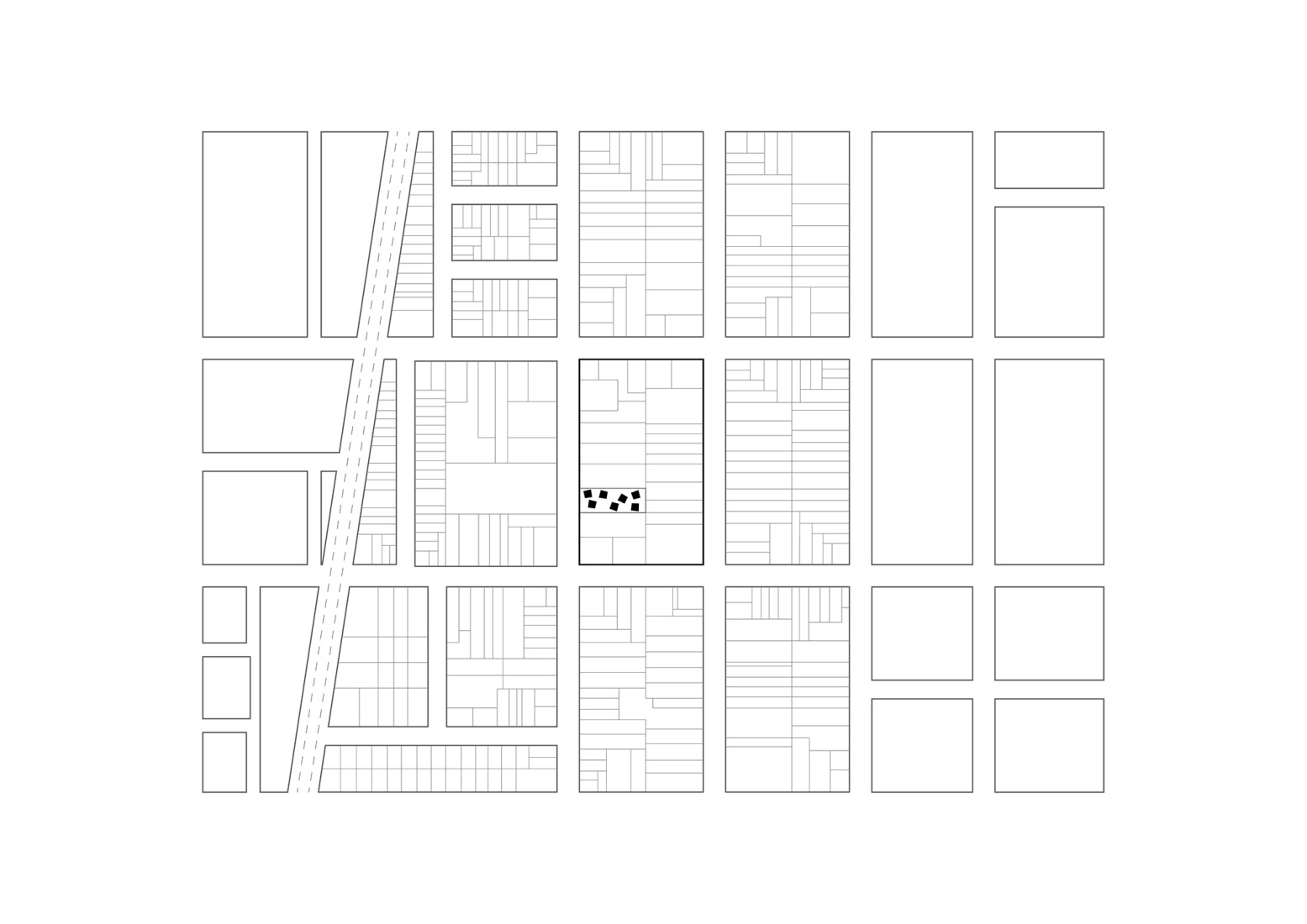 Plano de emplazamiento. Viviendas Morrison por BBOA.