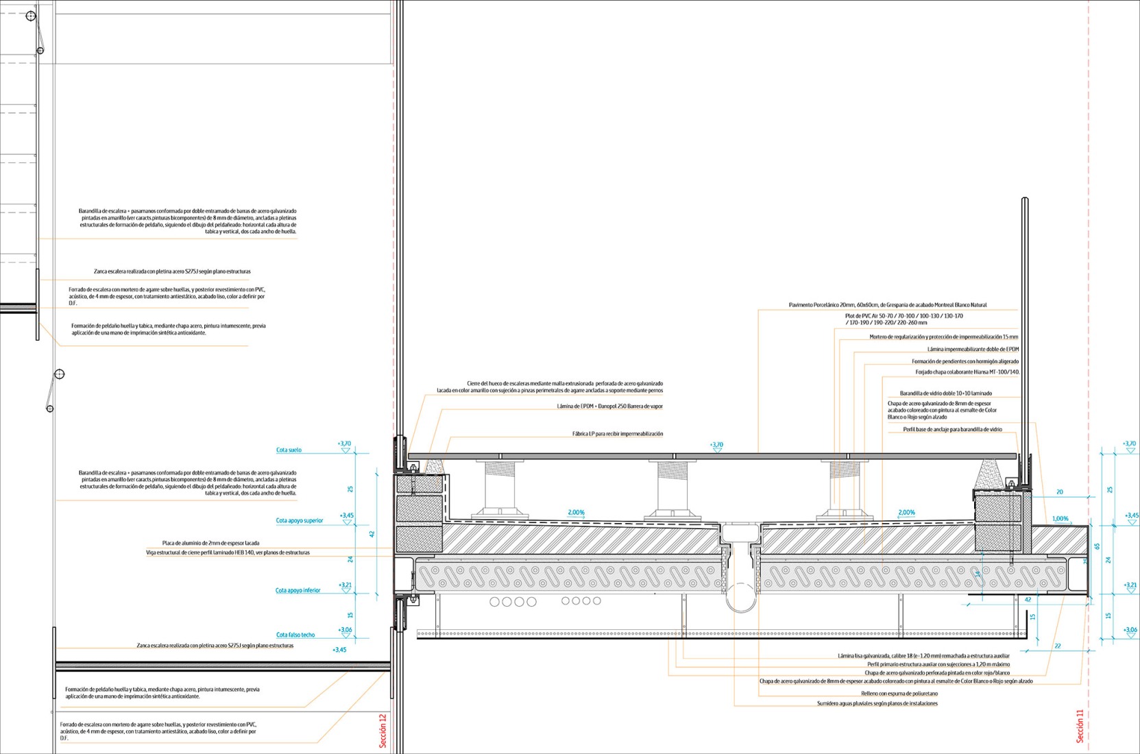 Details. Zona base - Incubazul by Carquero Arquitectura.