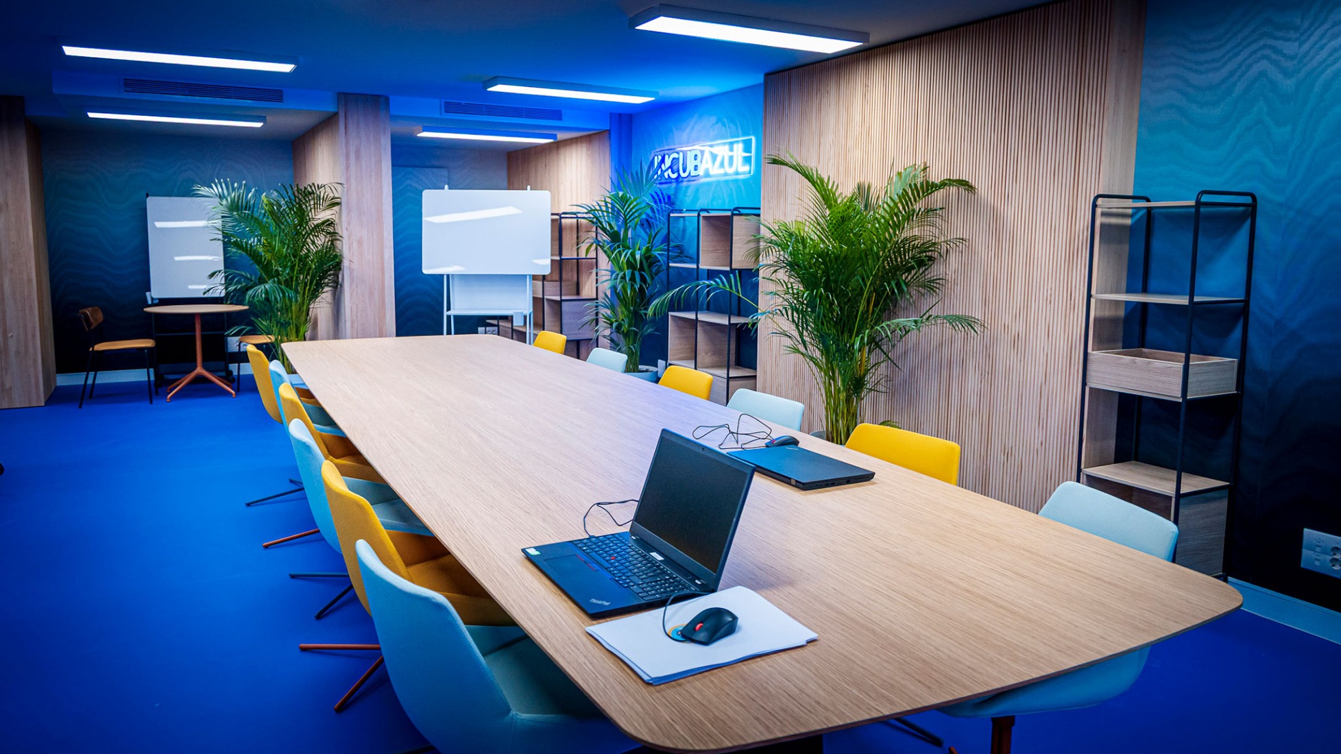 Rendering. Zona base - Incubazul by Carquero Arquitectura.