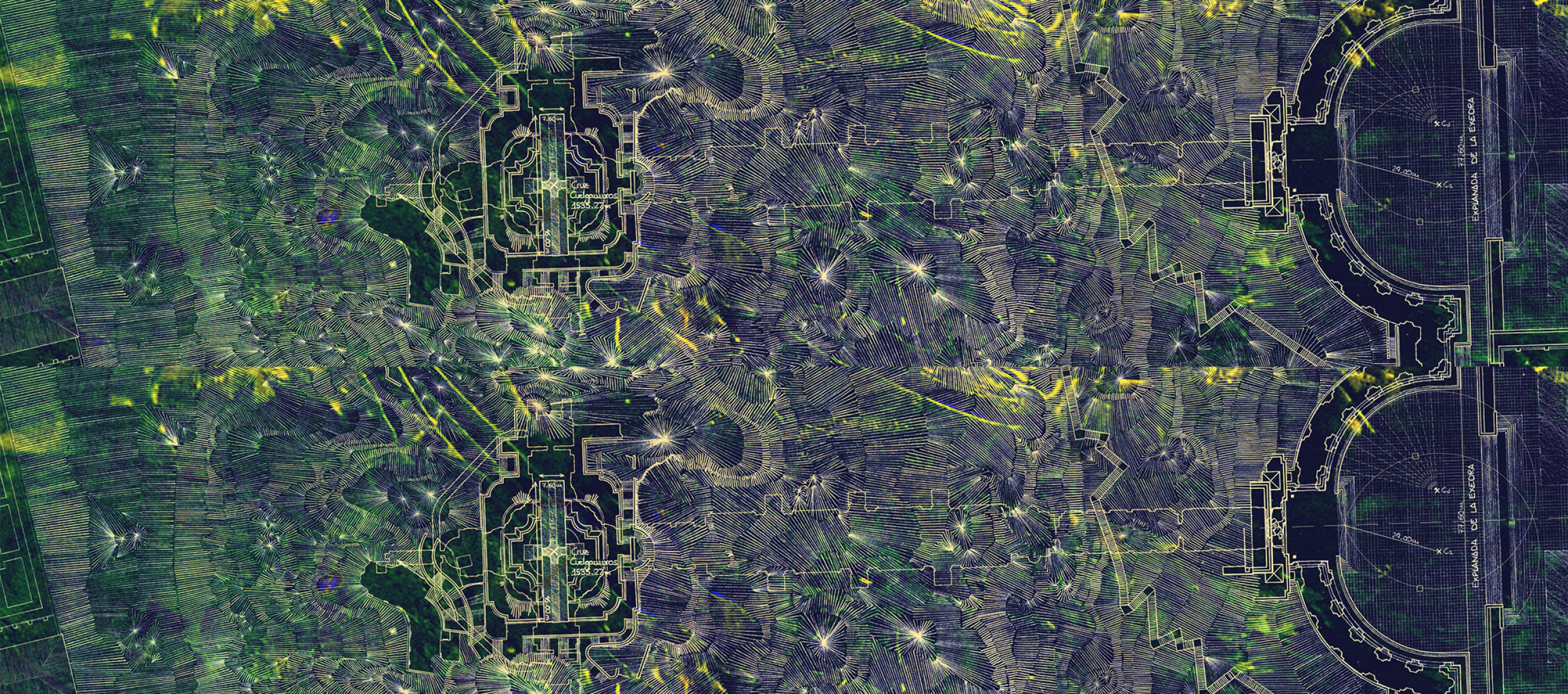 Dibujo del concurso de Cuelgamuros.