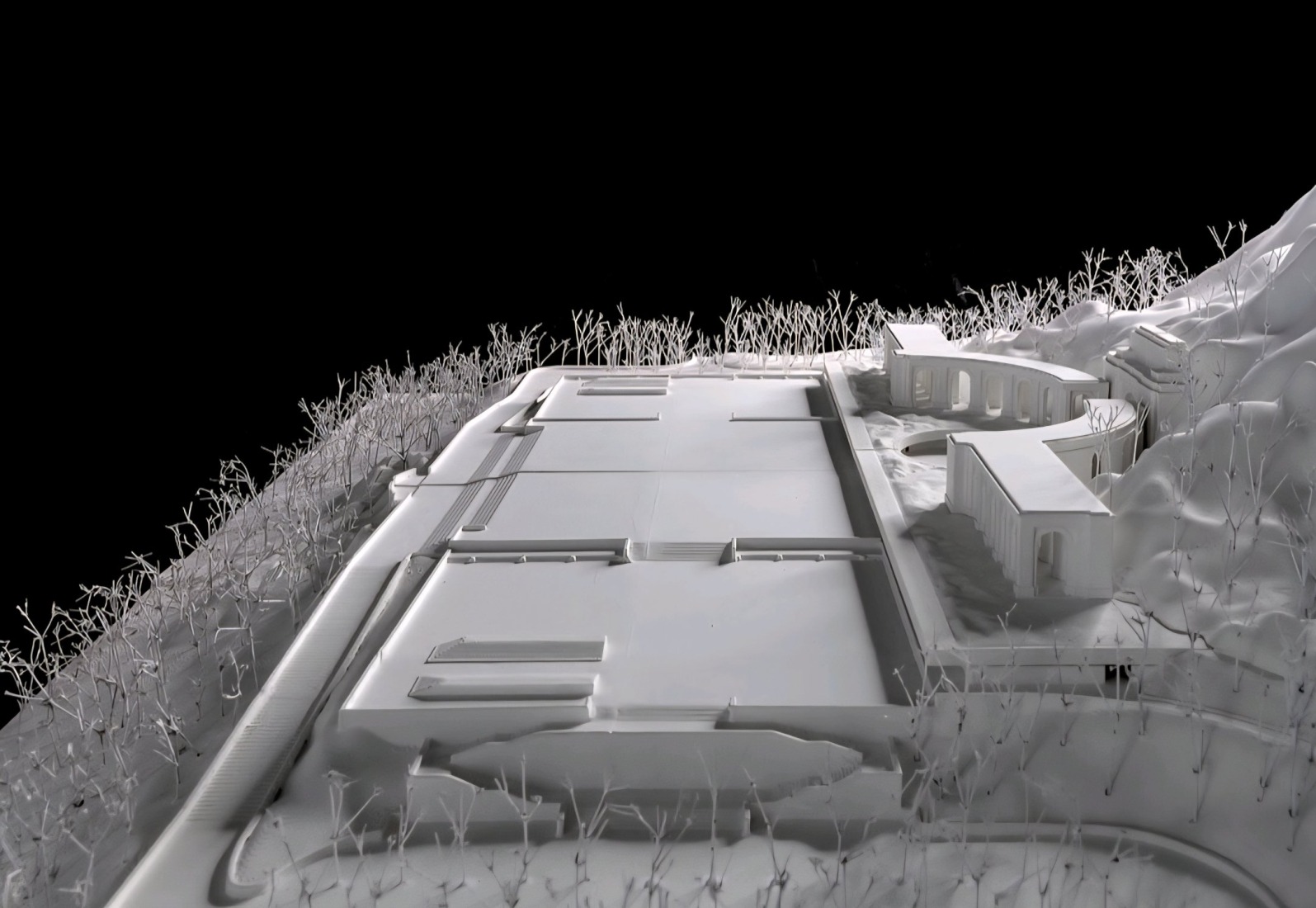 Maqueta. «La base y la cruz» por PEREDA PÉREZ ARQUITECTOS S.C.P Y LIGNUM S.L.