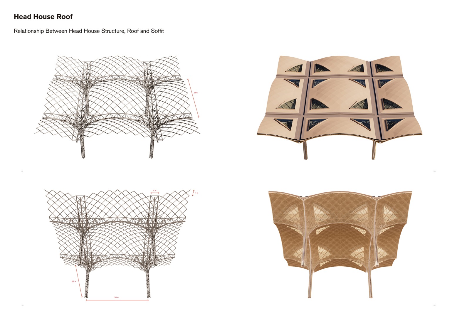 Detalles. Aeropuerto Internacional Techo por Foster + Partners.