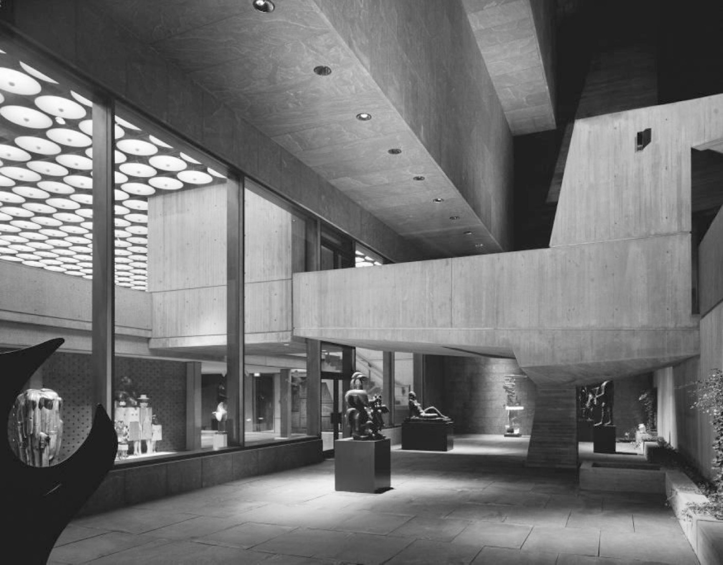 Sunken Garden. Breuer Building, 1966.