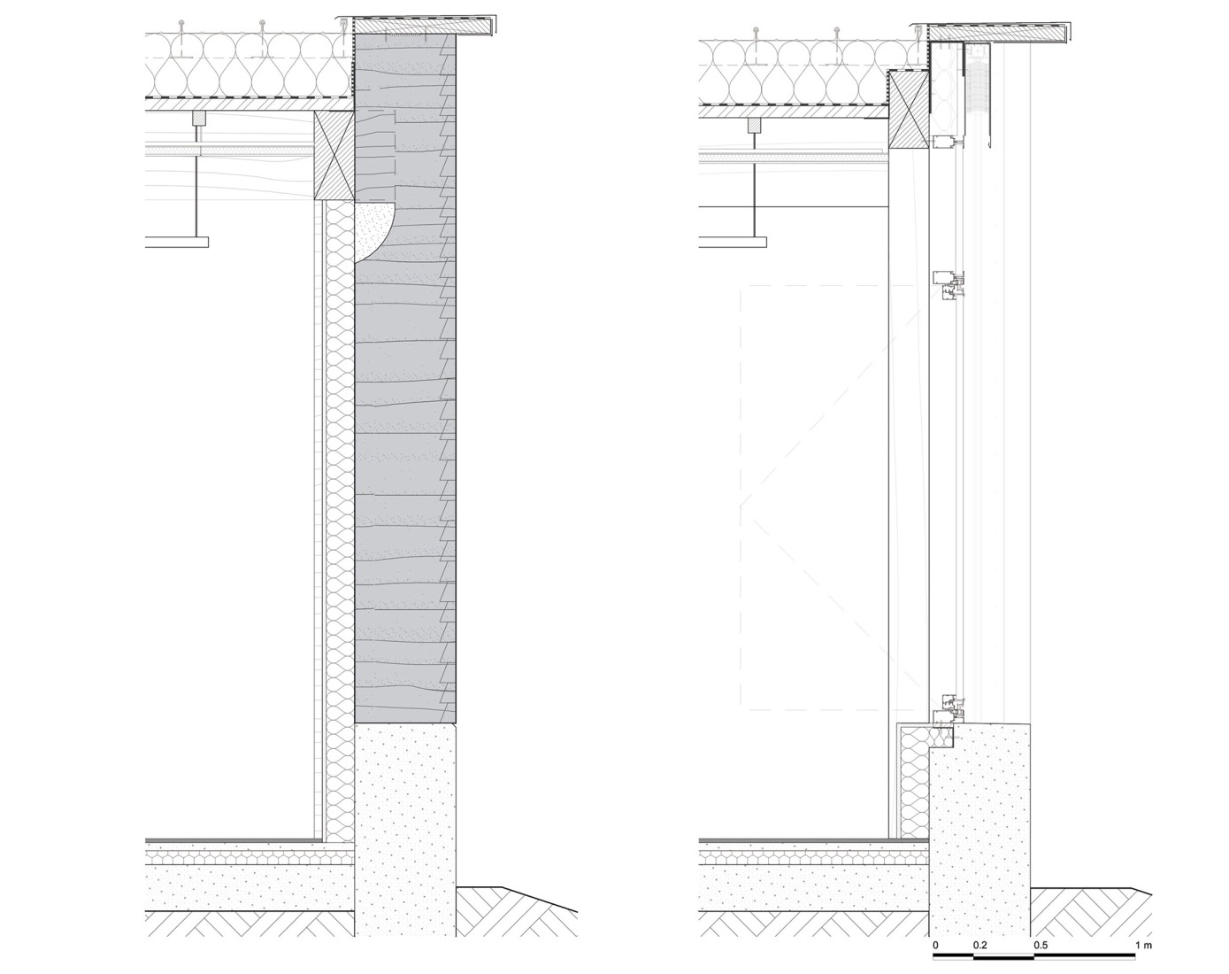 Detalles constructivos. Centro Infantil y Deportivo Parc des Loges por Hemaa Architectes. 