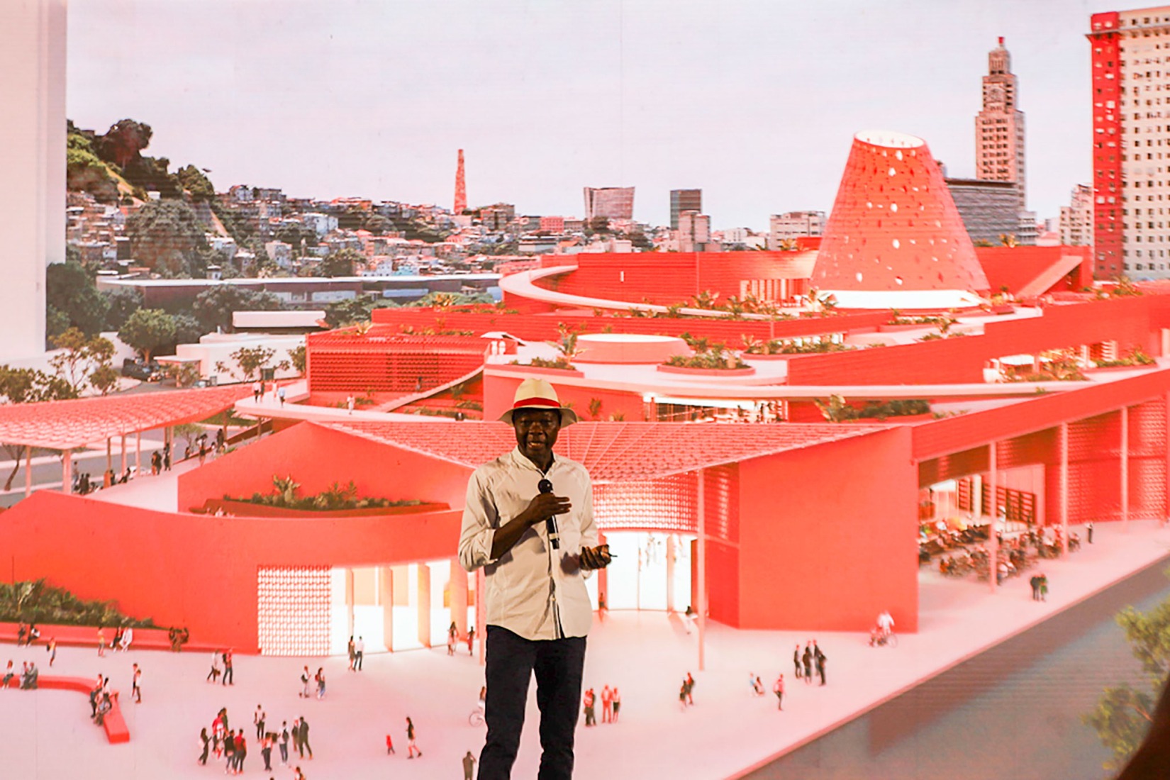 Biblioteca dos Saberes por Kéré Architecture. Fotografía por Marco Antônio Lima.  