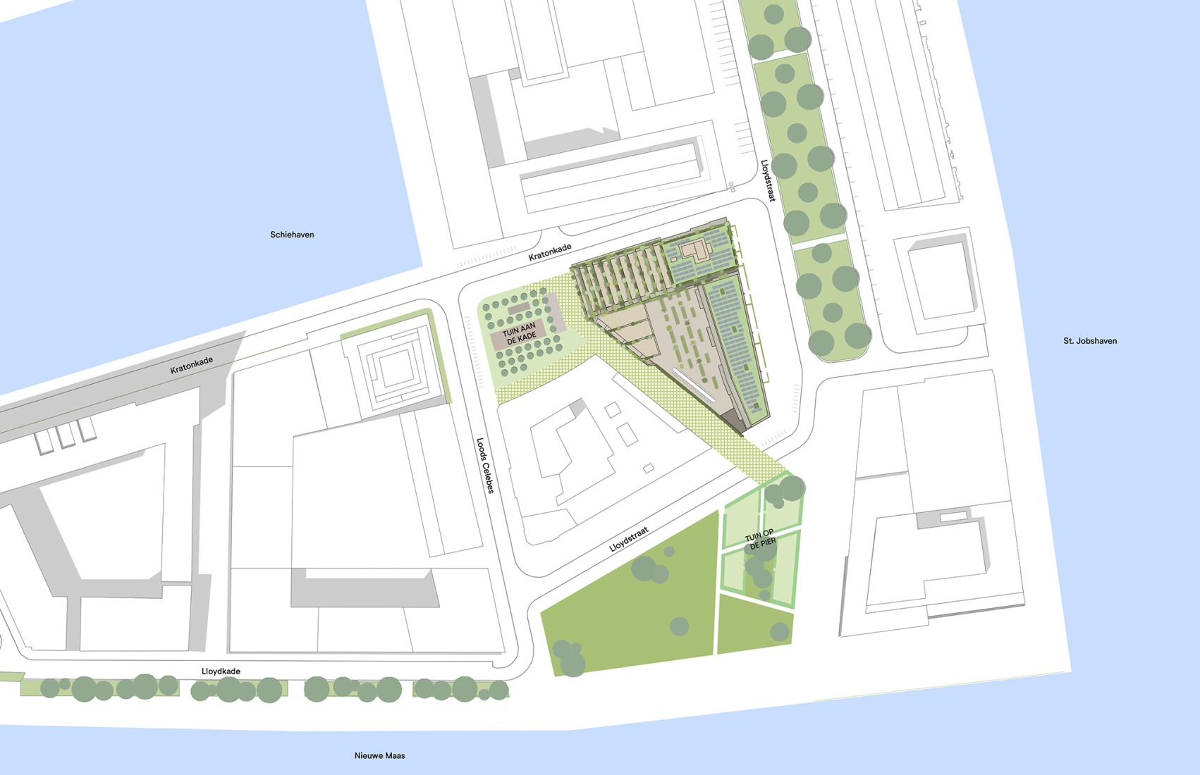 Plano de situación. SAWA por Mei architects and planners.