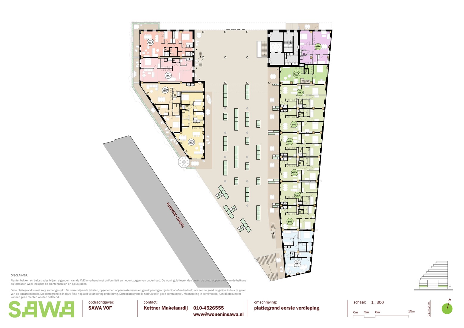 Plano de primera planta. SAWA por Mei architects and planners.