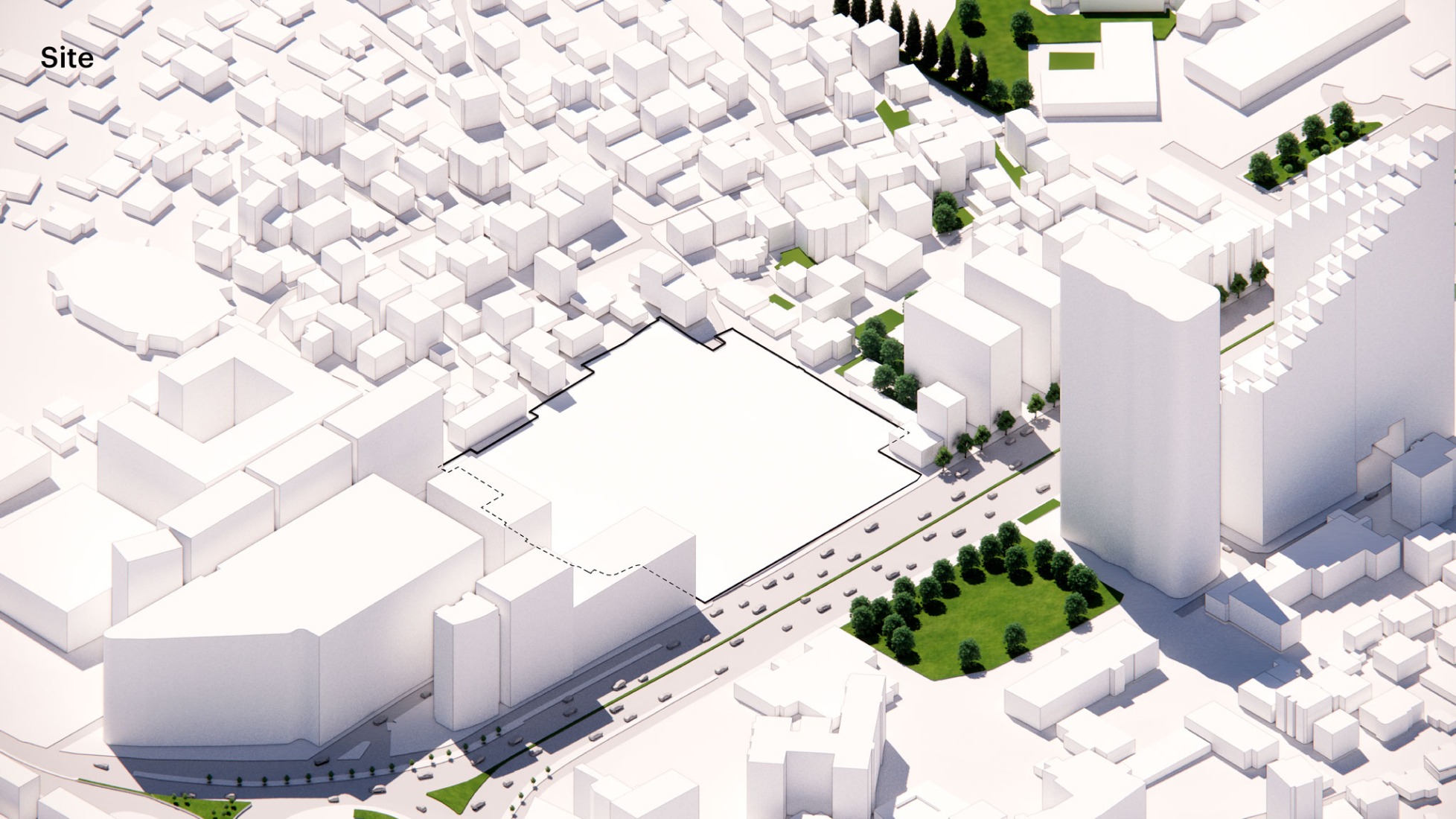 Step story-1 site. The Grand Ballroom in Tirana by MVRDV.