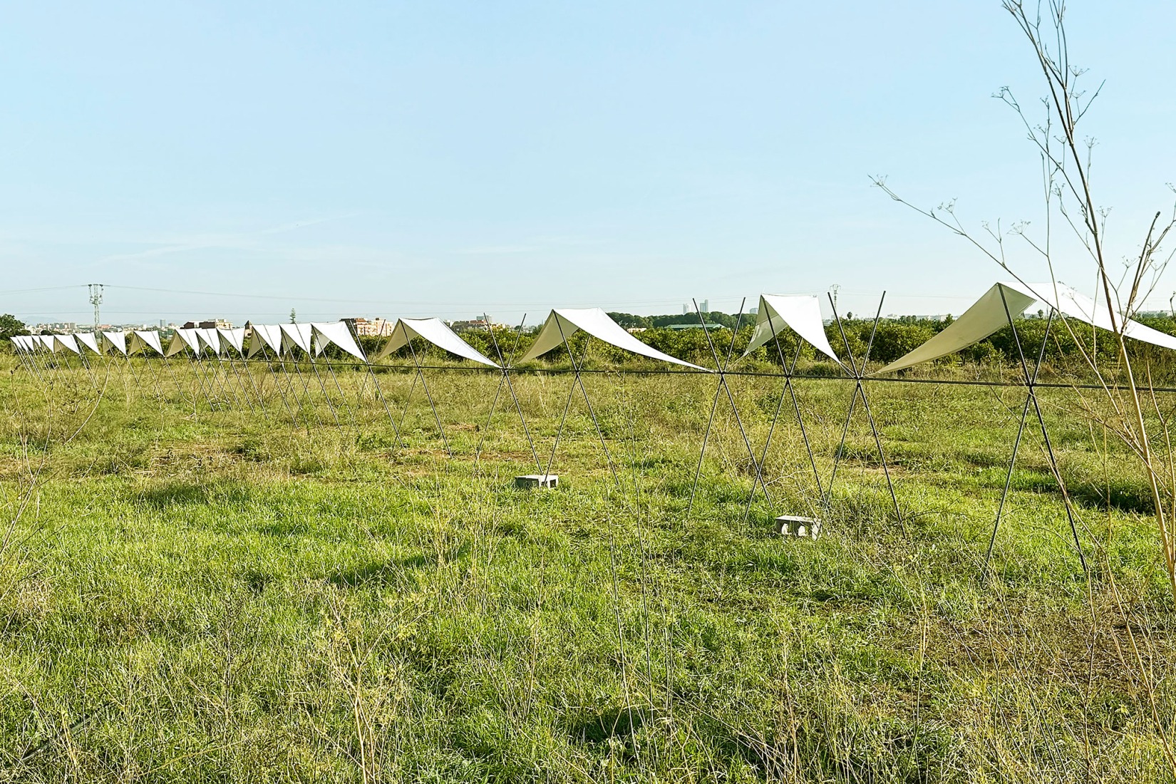 Pabellón 100 metros lineales por Pablo Paradinas Sastre y Eletres Studio. Fotografía por Pablo Paradinas Sastre y Eletres Studio. 