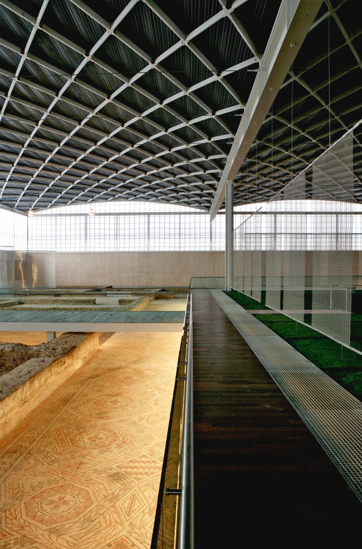 La Olmeda Roman Villa by Paredes Pedrosa Architects. Photograph by Luis Asín.