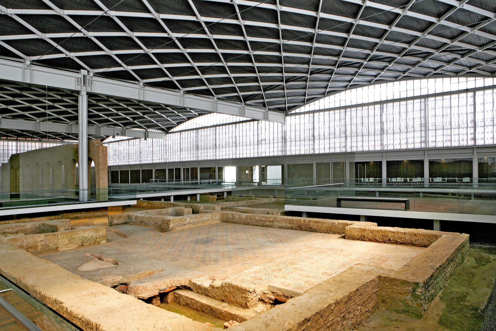 La Olmeda Roman Villa by Paredes Pedrosa Architects. Photograph by Luis Asín.