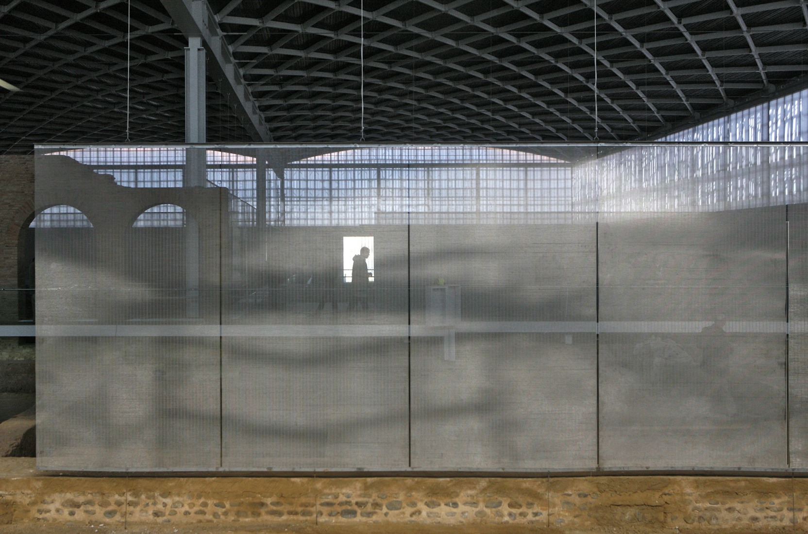 La Olmeda Roman Villa by Paredes Pedrosa Architects. Photograph by Luis Asín.