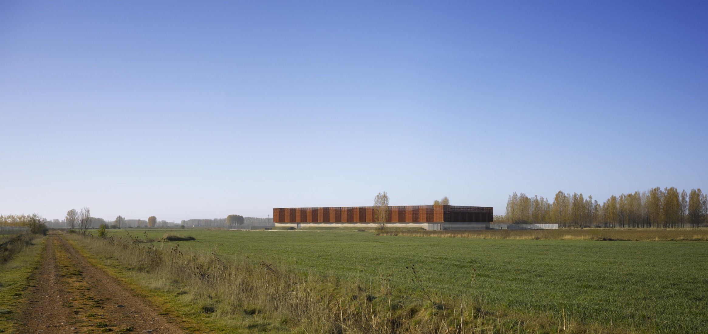 La Olmeda Roman Villa by Paredes Pedrosa Architects. Photograph by Roland Halbe.
