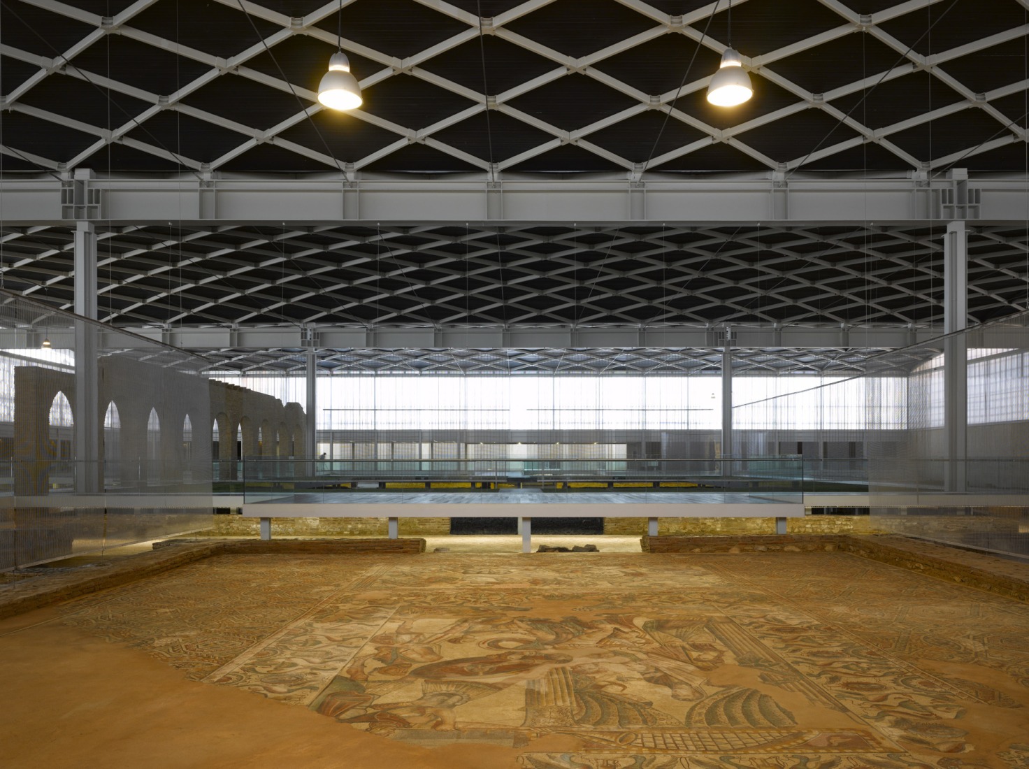 La Olmeda Roman Villa by Paredes Pedrosa Architects. Photograph by Roland Halbe.