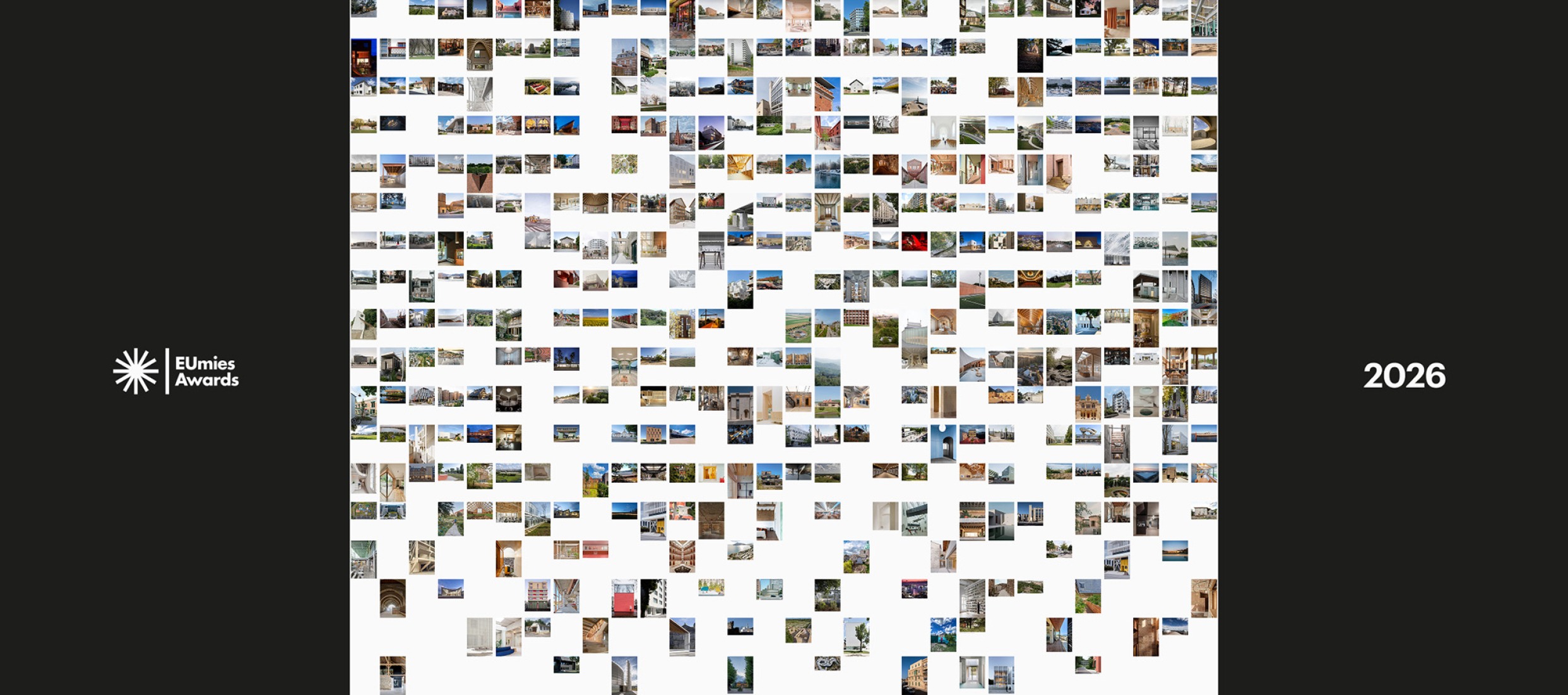 410 obras seleccionadas para los Premios Mies van der Rohe 2026.