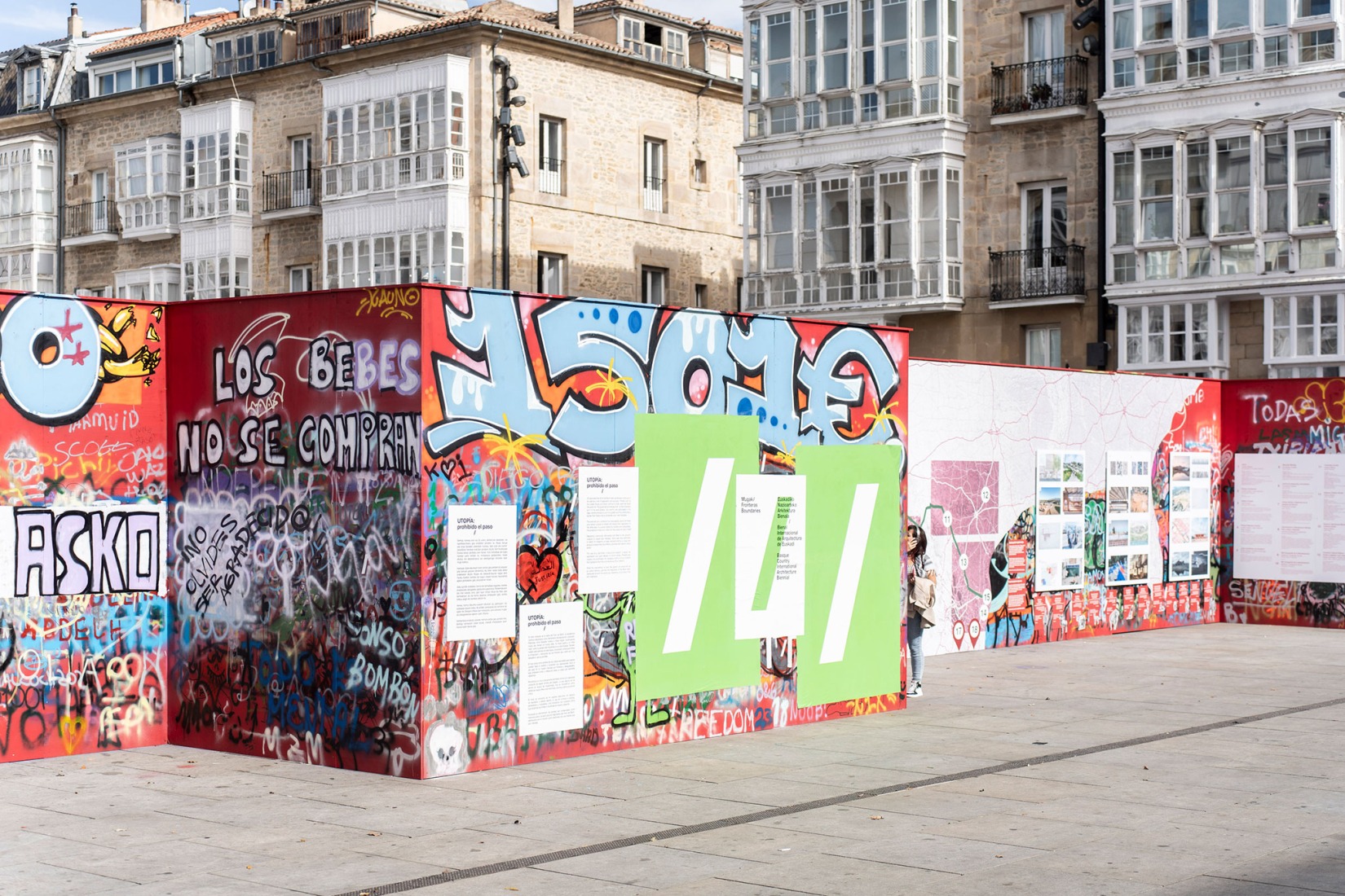 "Utopia: No entry" by Sebastián Bayo Monjas. Photograph by Mikel Blasco. Image courtesy by Mugak/2025.