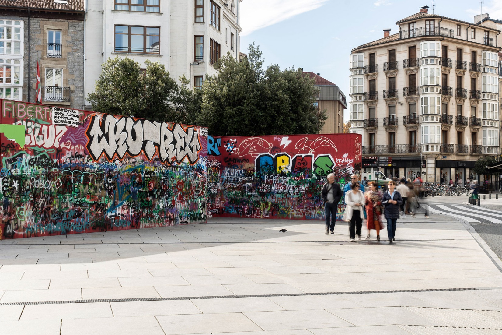 "Utopia: No entry" by Sebastián Bayo Monjas. Photograph by Mikel Blasco. Image courtesy by Mugak/2025.