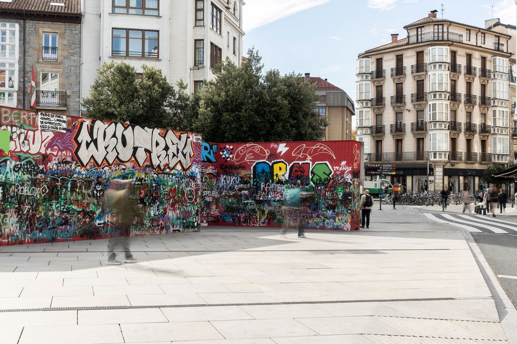 "Utopia: No entry" by Sebastián Bayo Monjas. Photograph by Mikel Blasco. Image courtesy by Mugak/2025.