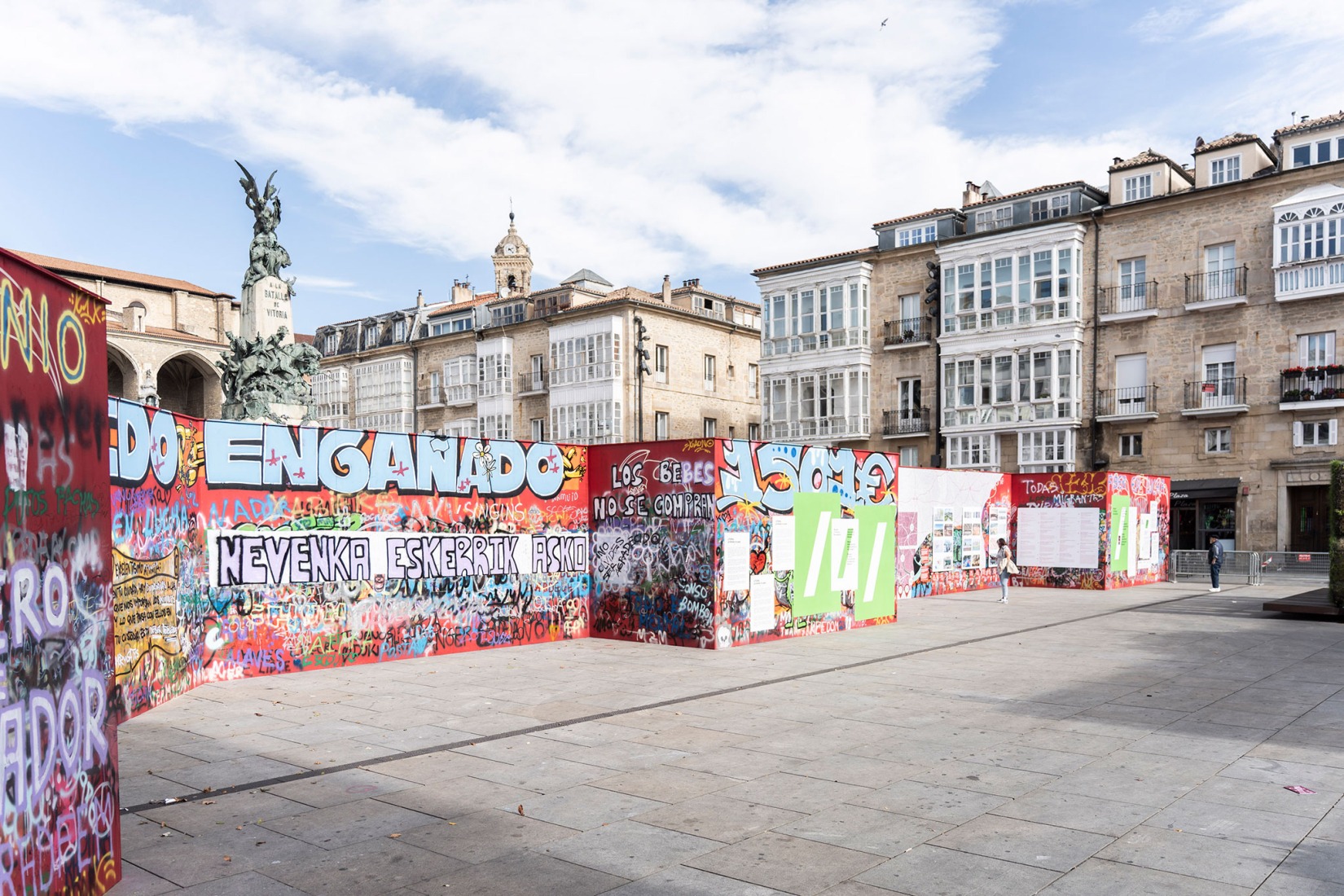 "Utopia: No entry" by Sebastián Bayo Monjas. Photograph by Mikel Blasco. Image courtesy by Mugak/2025.