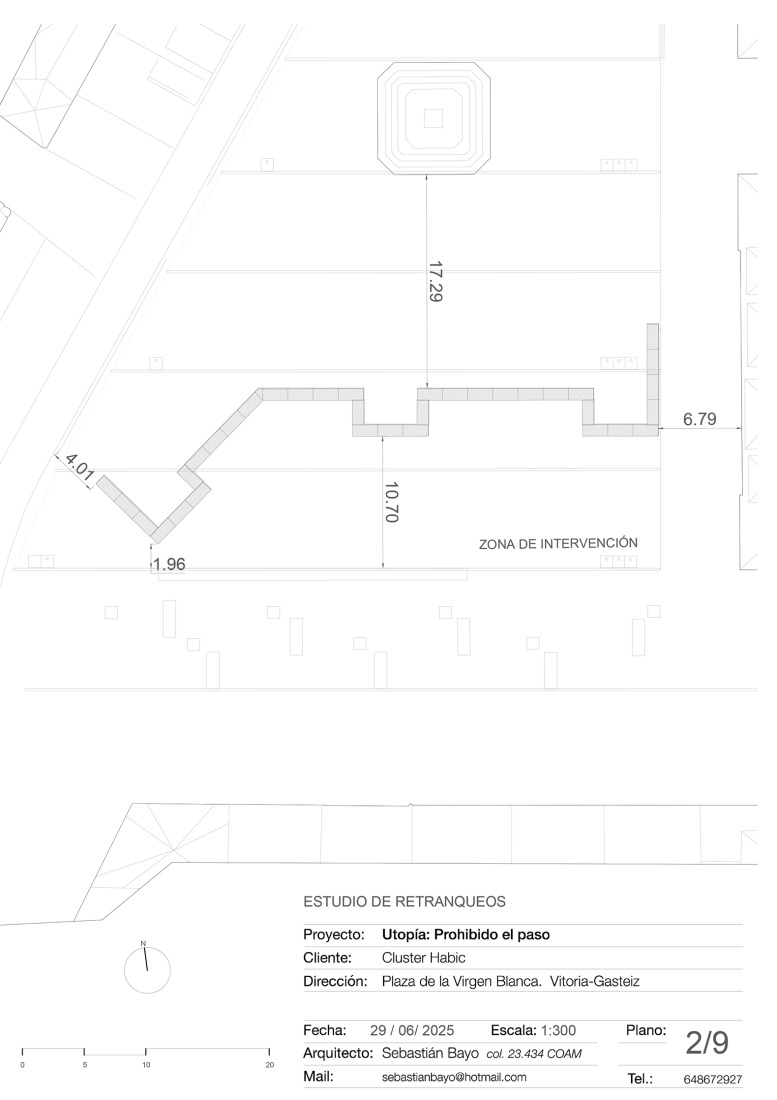 Recess. "Utopia: No entry" by Sebastián Bayo Monjas.