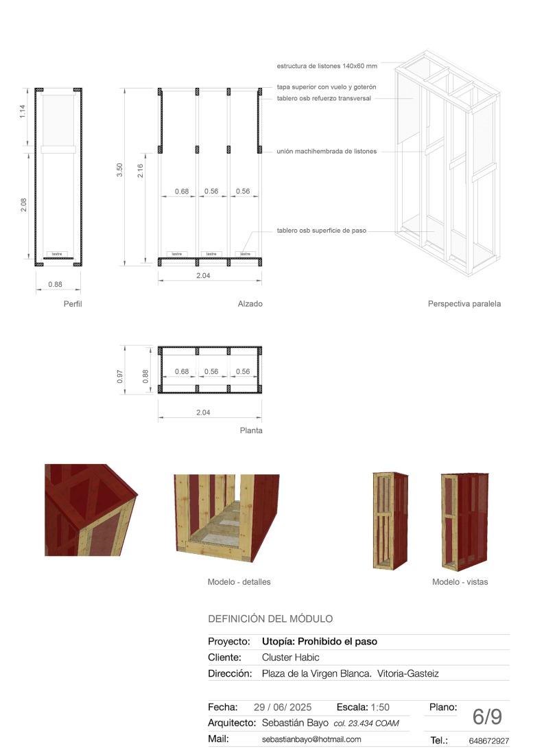 Module definition. "Utopia: No entry" by Sebastián Bayo Monjas.