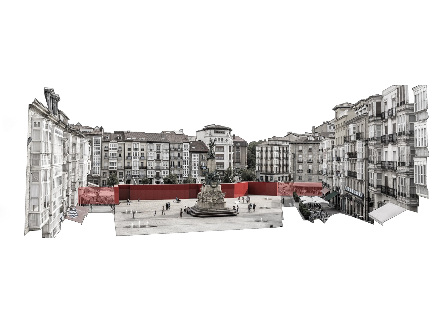 Rendering. "Utopia: No entry" by Sebastián Bayo Monjas.